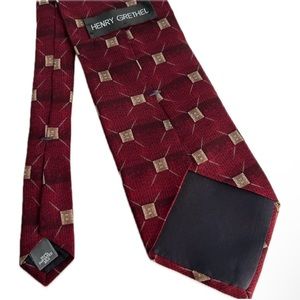 Henry Grethel 100% Silk Tie